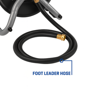 Enrouleur de tuyau portable en acier de 75 pieds, hybride polymère PVC, industriel, automobile, à ressort, enroulement automatique ODGGAR016 - Product Image 5