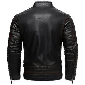 Blouson d'aviateur de conception de qualité personnalisée pour hommes manches en cuir broderie en chenille baseball vestes universitaires Letterman pour hommes - Product Image 2