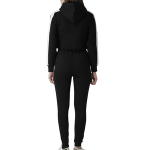 Conjunto Deportivo de Mujer de Alta Calidad, 100% Algodón, para Invierno, Dos Piezas, Color Sólido, Talla Grande, Llegada 2026 - Product Image 5