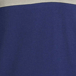 เสื้อโปโลผู้ชาย แขนสั้น ผ้าถัก ดีไซน์เรียบง่าย สีบลูแอนด์เกรย์ - Product Image 5