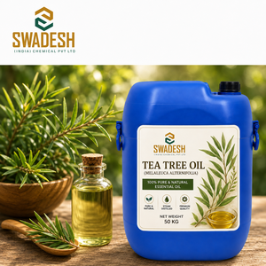 SWADESH Huile Essentielle de Théier 100% Pure Pressée à Froid Extrait Botanique Conditionnement en Vrac OEM/ODM pour Massage Spa - Product Image 2