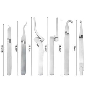 Pince de collage orthodontique de haute qualité pour boutons linguaux et supports de tubes buccaux, instrument dentaire en acier inoxydable - Product Image 4