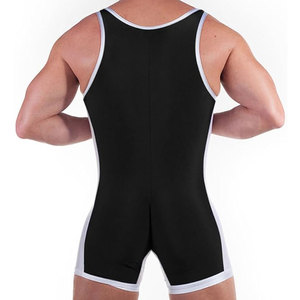 Men's Wrestling Singlets Sleeveless <b>Athletic</b> <b>Supporters</b> Wrestling Uniform Sports Bodysuit Jumpsuits for Sports - Product Image 2
