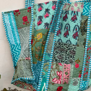 Sac fourre-tout décontracté matelassé patchwork uni léger grande capacité avec doublure en coton doux, sac à bandoulière pour femme, vente en gros - Product Image 1