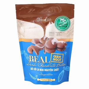 Chocolate Puro Fancy Foods, Venta Directa de Fábrica, Botones de Chocolate Negro Real 75% Cacao, Galletas, HALAL, OEM/ODM, ¡Oferta! - Product Image 1