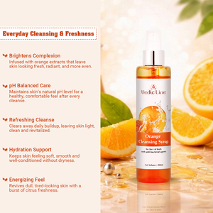 Jarabe Limpiador Facial de Naranja para una Limpieza Profunda, Control de Grasa e Iluminación, para una Piel Fresca y Radiante, Disponible a un Precio Razonable - Product Image 5