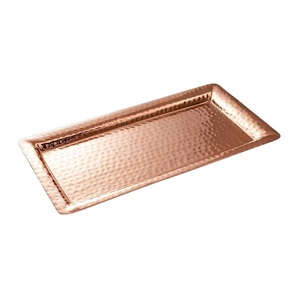 Plateau en Cuivre 100% Naturel Prix de Gros Plateau de Rangement Alimentaire Produit Artisanal Vente Chaude Plateau Conteneur Alimentaire Meilleure Vente - Product Image 4
