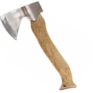 Small Outdoor Axe With Strong Steel Head And Wooden Handle For Camping Hiking Gardening Bushcraft Wood Chopping - Product Image 5