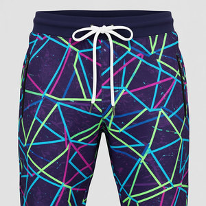 Nouveaux pantalons de jogging imprimés pour hommes, coupe slim, taille à cordon, pour le sport - Product Image 2