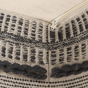 Housse de pouf/tabouret en macramé gris doux 2026 pour intérieur/extérieur, chaise décorative pour la maison, le bureau, le salon, la salle de jeux - Product Image 2