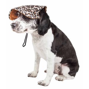Ghepardo Bonita cappello cane regolabile moda cappello ghepardo fantasia UV protettrice vestiti per animali - Product Image 3