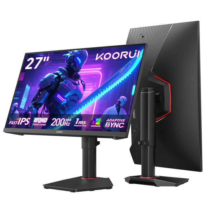 27インチ 1440p モニター 144Hz 1ms IPS KOORUI S30368b3f694e490f9fbc843b0648f