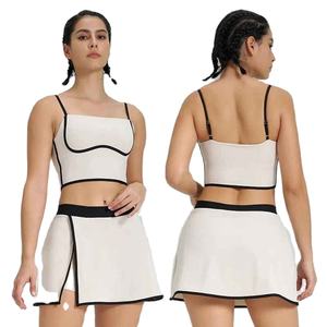 Nuevo Conjunto Deportivo Ligero y Moderno para Tenis, Material Flexible, para Partidos Competitivos, Jersey Deportivo Premium, Uniforme de Tenis para Mujer - Product Image 5