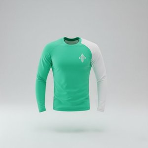 Camisetas y Tops Rash Guard Personalizados de Alta Calidad 2026, Manga Larga, 100% Poliéster Transpirable, por RIVIAN ATLANTIC - Product Image 1