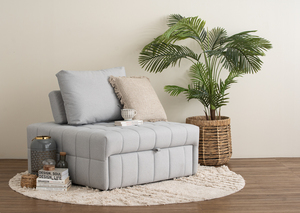 Canapé-lit convertible moderne avec pieds en métal, multifonctionnel, adapté aux animaux domestiques, en tissu, pour salon, appartement - Product Image 5