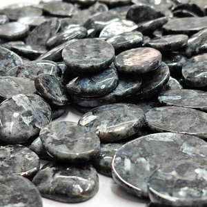Lot de cabochons en larvikite naturelle, vente en gros de pierres précieuses en larvikite pour la création de bijoux - Product Image 5