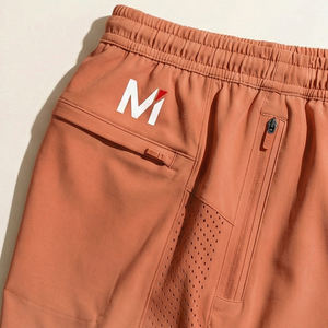 Pantalones Cortos Deportivos Unisex de Alto Rendimiento, Color Negro, para Gimnasio, Running, Entrenamiento, Corte Regular, Cintura Elástica, Secado Rápido - Product Image 5