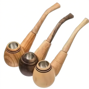 Pipa de Fumar de Madera Hecha a Mano de Estilo Vintage Premium, Duradera, Ecológica, Reutilizable y Portátil, Fabricante Mayorista - Product Image 2