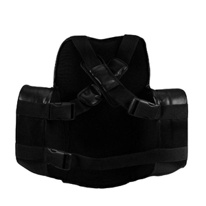 Men Women's PU Leather Training Performance Chest Guard for Boxing & Martial Arts-Durable Protective Athletic <b>Padding</b> - Product Image 2