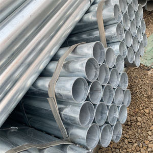 Tuyau en acier galvanisé, section creuse circulaire, revêtement en zinc par immersion à chaud, tube métallique industriel pour la plomberie - Product Image 3