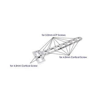 Juego de Placas de Fijación Tipo L de Calidad Premium, Instrumentos Quirúrgicos Ortopédicos Veterinarios, Acero Inoxidable, Autoclavables, con Certificación CE e ISO - Product Image 4