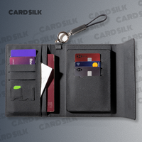 Usine OEM RFID Blocage En Cuir Passeport Titulaire Voyage Portefeuille Apple Trouver Mon Suivi Anti Perdu Organisateur En Vrac En Gros