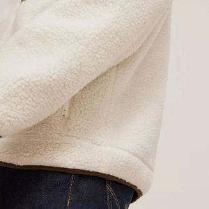OEM New Design Full Zipper Polar Fleece <b>Warm</b> Winter <b>Jackets</b> Stand Collar Fluffy Durable Fabric Men's Wear Sherpa Fleece <b>Jackets</b> - Product Image 5