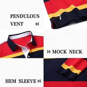Camiseta de Rugby Personalizada de Algodón Estampado Sólido con Logotipo Frontal, Ecológica y de Manga Larga - Product Image 4