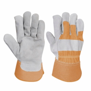 Guantes de Seguridad Industriales de Alta Resistencia, Diseño Nuevo, Cuero Vacuno, Forro de Algodón, Protección para Manos y Cuerpo, Puño Reforzado con Goma, Certificación CE - Product Image 6