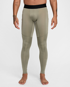 Leggings de compression pour hommes en fibre de bambou écologique, tissu doux et extensible, antibactérien, taille élastique pour un confort actif au quotidien - Product Image 1