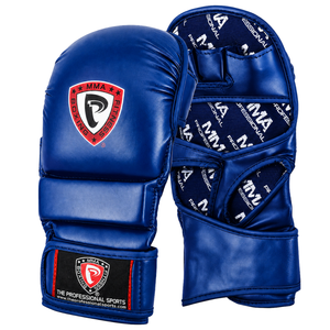 ถุงมือ MMA สำหรับฝึกซ้อมแบบสปาร์ริงและกราปลิง  แบบติดตีนตุ๊กแก  ทำจากหนัง PU สำหรับการฝึกซ้อม  ขายส่ง รับผลิตแบบ OEM และติดฉลากส่วนตัว - Product Image 2