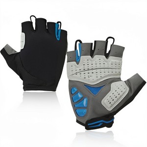 OEM Leather <b>Fingerless</b> Cycling <b>Gloves</b> <b>for</b> <b>Men</b> and Women-Summer Customized Padded Bike Racing Cycling <b>Gloves</b> - Product Image 4