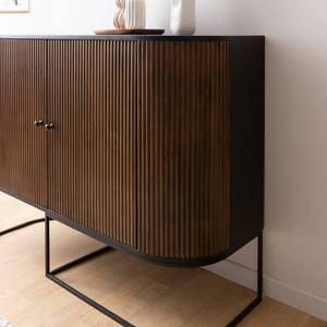 Aparador redondo Vandana Radiant Optima en madera de mango y metal Ysé - Product Image 3