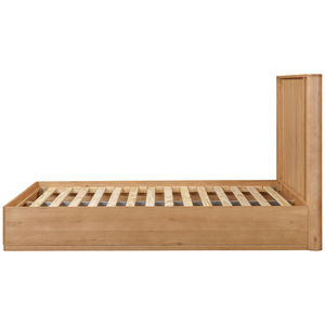 Modern Wooden <b>Bed</b> <b>Frame</b> With Slatted Base Platform <b>Bed</b> For Home Bedroom Custom Furniture OEM ODM Factory - Product Image 1
