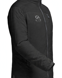 Veste Softshell Noire Active GYM, Tactique, à Capuche, Doublée Polaire, Imperméable, Coupe-Vent, Fermeture Éclair Frontale, Séchage Rapide, Respirante - Product Image 3