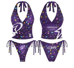 2025 <b>Sexy</b> Patchwork Swimsuit 3 Piece <b>Set</b> Bandeau Bikini <b>Set</b> with Solid Pants Fashion Swimwear Beachwear for Women - Product Image 2