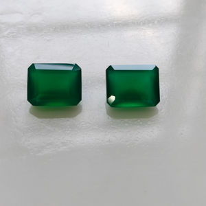 Onyx vert naturel 10x8MM, coupe octogonale, meilleure qualité, pierre précieuse en vrac pour la fabrication de bijoux - Product Image 5