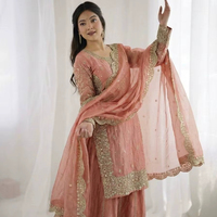 Nouvelle Écharpe en Soie Designer pour Femme, Style Indien/Pakistanais, Idéale pour les Fêtes, Infroissable, Séchage Rapide, Réversible, Extensible, Longueur Cheville