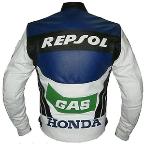 เสื้อแจ็คเก็ตสำหรับขี่มอเตอร์ไซค์ Zonda สำหรับผู้ชาย/เสื้อแจ็คเก็ตหนังวัวแท้ พร้อมแผ่นป้องกันระดับ CE 2 พร้อม Hump - Product Image 2