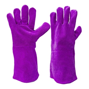 Gants de soudure en cuir de vachette de qualité supérieure, résistants à la chaleur et aux étincelles, pour travaux lourds et barbecue - Product Image 6