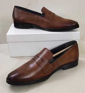 Chaussures habillées décontractées pour hommes à bout pointu en cuir, à lacets, imperméables, légères, confortables et antidérapantes, imprimées - Product Image 2