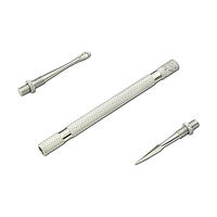 Extracteur d'acné professionnel UBI Silver à double extrémité en acier à haute teneur en carbone, aiguille faciale pour éliminer les points noirs
