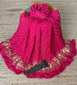 Aisha Bandhej Signature Handmade Bandhani Heritage Dupatta - Product Image 4