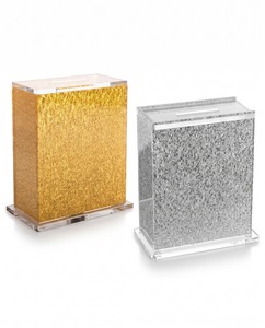 Boîte à Tzedakah élégante en Lucite et plastique – Conteneur de don multifonctionnel en acrylique, disponible en plusieurs couleurs pour la communauté juive - Product Image 2