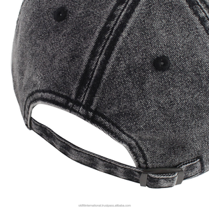 2025 OEM Envío de fábrica 100% Material de algodón alta calidad moda nuevo Unisex 6 paneles multicolor lavado gorras de béisbol de mezclilla - Product Image 4