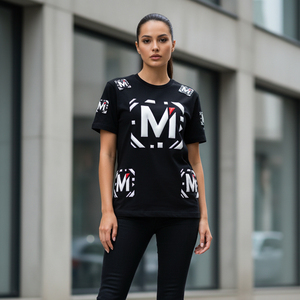 เสื้อยืดพิมพ์ลายพัฟฟ์แบบมืออาชีพ เสื้อผ้าสตรีทแวร์ผู้ชายสั่งทำพิเศษ โลโก้ 3 มิติแบบนูน ผ้าฝ้าย 100% เสื้อยืดเปล่าเนื้อหนา - Product Image 6