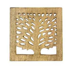 rWooden <b>Trivet</b> Set 3 In 1 Geometric Folding Hot Pot Stand Premium Food Warmers and Casseroles Heat Pan Holder - Product Image 1