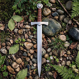 LEGACY BLADES ดาบจำลองตัวละครจากภาพยนตร์/ทีวี ทำด้วยมือจากเหล็กกล้าไร้สนิม ติดผนังแนวตั้ง ของตกแต่งผนังโลหะสมัยใหม่ ของสะสม - Product Image 5