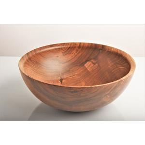 Tazones Redondos de Madera de Acacia Natural para Servir Ensaladas, Frutas, Alimentos, Nueces, Tazón de Madera Hecho a Mano en India, Tazón de Madera en Venta - Product Image 5