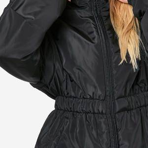 <b>Women</b> Winter Short Puffer <b>Coat</b> High Waist Quilted Bubble Jacket Long Sleeve Zip Up Casual Fashion Outerwear 2026 - Product Image 5